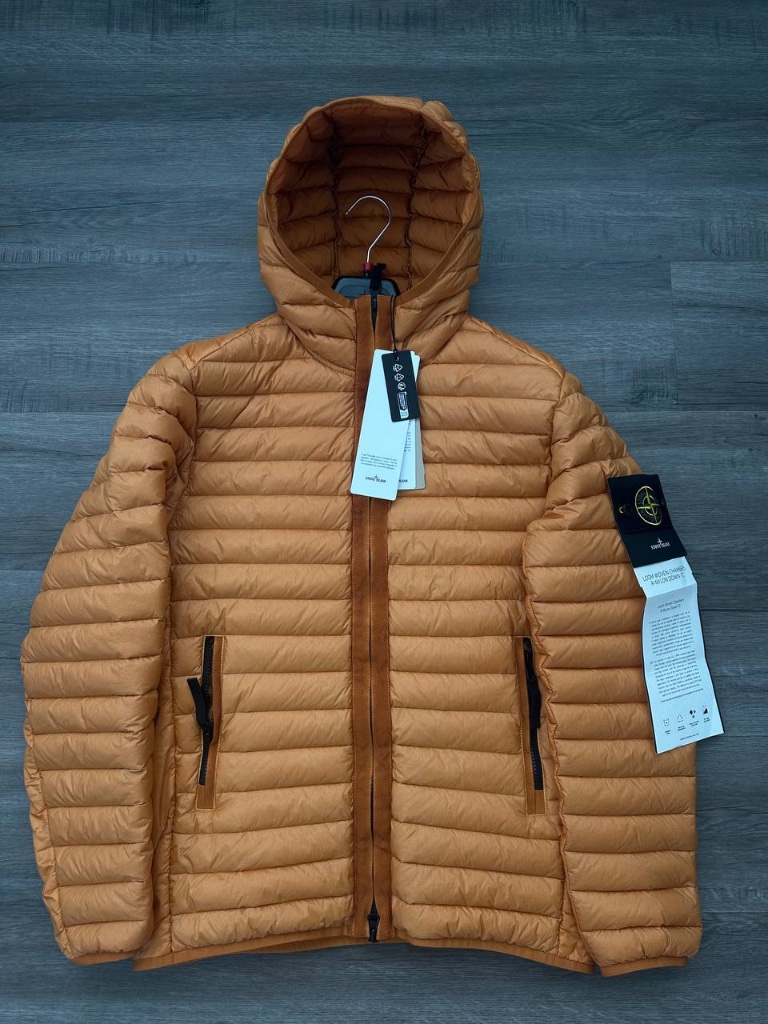 Stone Island Loom Woven Chambers R-Nylon Down-Tc Winter Jacket Size S